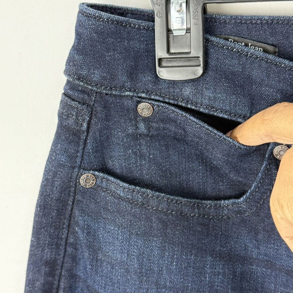 Talbots Jeans Womens 6P Blue Barely Boot Curvy Mid Rise denim - Picture 7 of 16